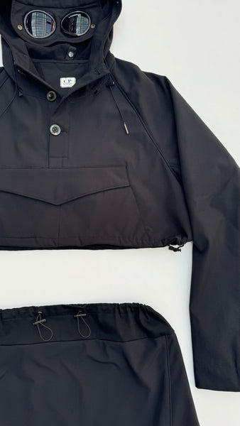 UPCYCLED - C.P COMPANY GOGGLE SKIRT SET - BLACK