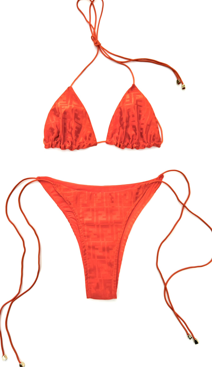Orange Fendi Monogram Bikini – LibertyR0se