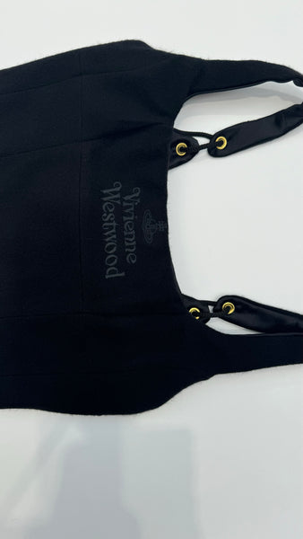 UPCYCLED - VIVIENNE WESTWOOD WOOL CORSET SKIRT SET - BLACK