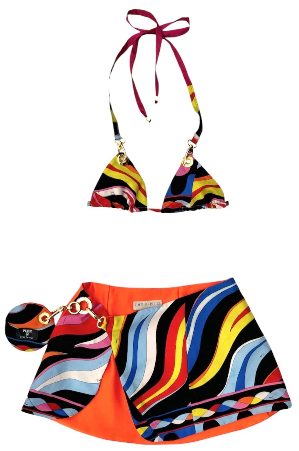 UPCYCLED - PUCCI PRINT 2 PIECE - MULTICOLOURED