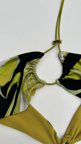 UPCYCLED -GREEN PUCCI PRINT 2 PIECE