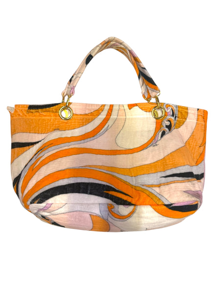 PUCCI - TOWEL LARGE BEACH TOTE BAG