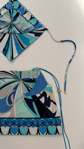 PUCCI - TRIANGLE HALTER TOP ONLY - L/XL