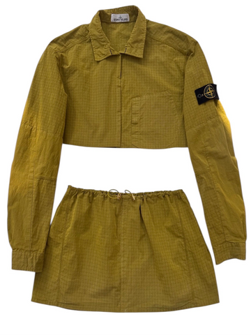 UPCYCLED - GREEN STONE ISLAND SET
