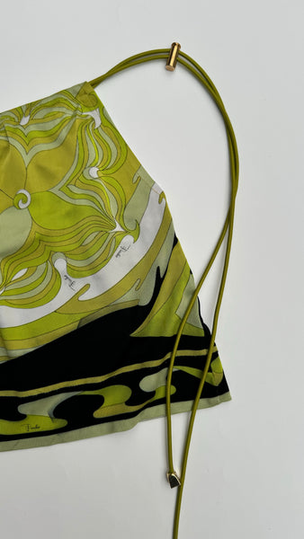 UPCYCLED -GREEN PUCCI PRINT 2 PIECE