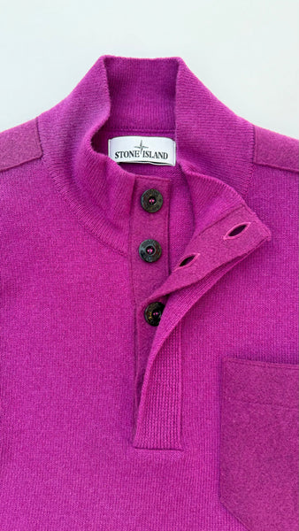 UPCYCLED -  STONE ISLAND KNITTED SKIRT SET - PURPLE