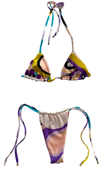 PUCCI - UPCYCLED BIKINI S/M