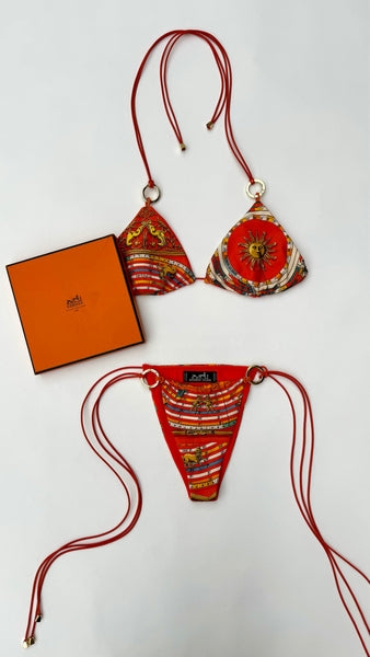 UPCYCLED - HERMES SILK SCARF BIKINI