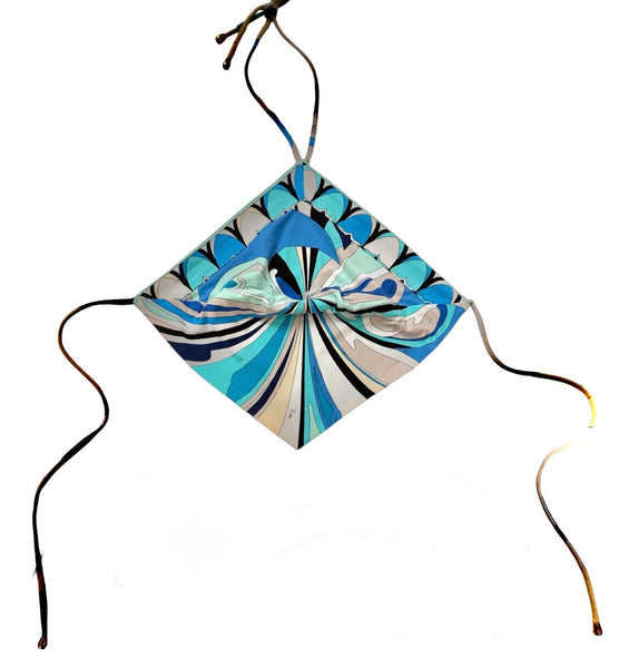 PUCCI - TRIANGLE HALTER TOP ONLY - L/XL