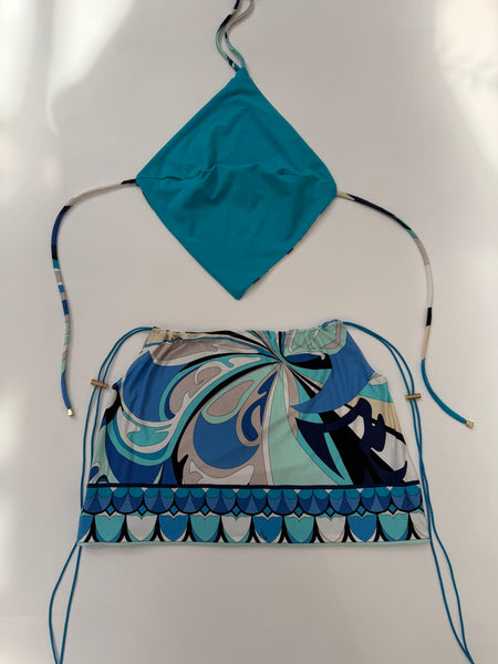 PUCCI - TRIANGLE HALTER TOP ONLY - L/XL