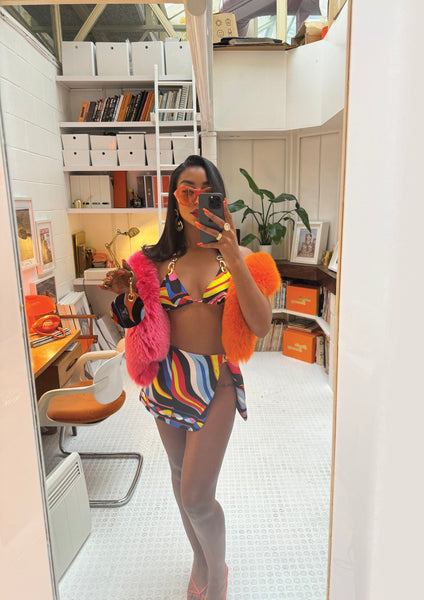 UPCYCLED - PUCCI PRINT 2 PIECE - MULTICOLOURED