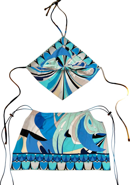 PUCCI - TRIANGLE HALTER TOP ONLY - L/XL