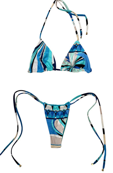 PUCCI - TRIANGLE BIKINI SET S/M