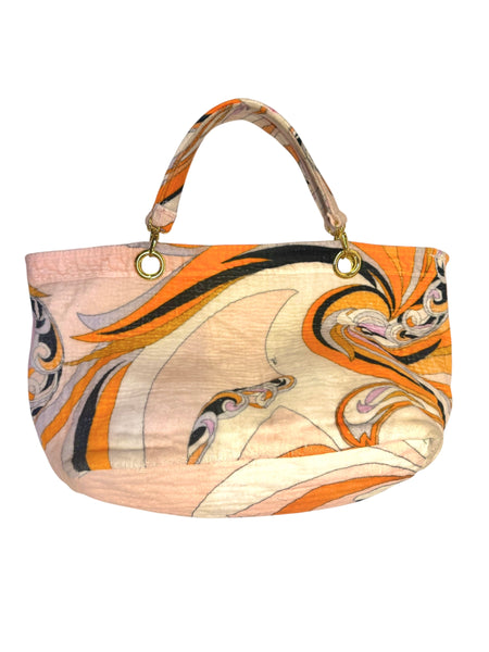 PUCCI - TOWEL LARGE BEACH TOTE BAG