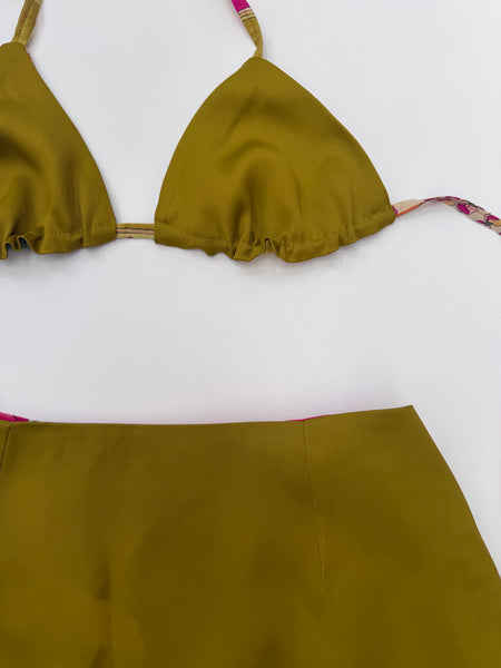 PUCCI - SILK BIKINI 2 PIECE - S/M