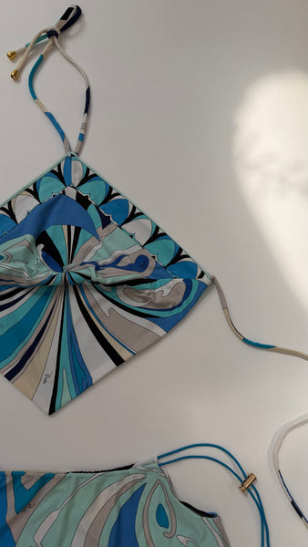 PUCCI - TRIANGLE HALTER TOP ONLY - L/XL