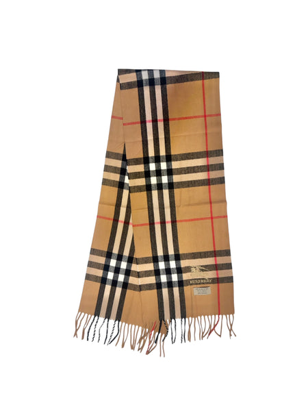 UPCYCLED -  BURBERRY CASHMERE CHECK SET & BERET