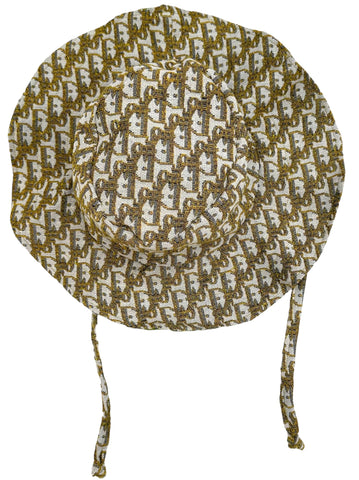 Green CD Monogram Sun Hat