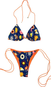 Moschino Smiley face / Sun Print Bikini Set