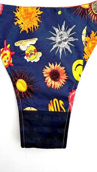 Moschino Smiley face / Sun Print Bikini Set