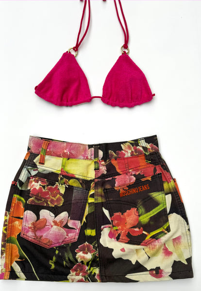 Moschino Tropical Flower Print Matching Set