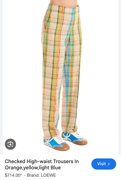 LOEWE Checked Matching Set