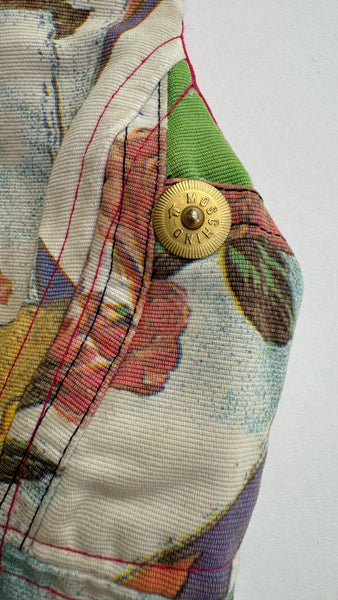 Upcycled Moschino Patchwork Print Corset
