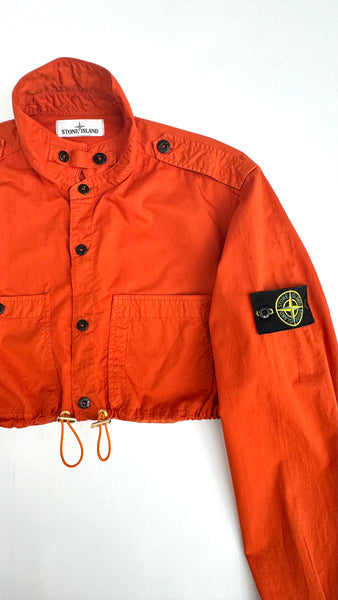 Upcycled Stone Island Orange Skirt Set
