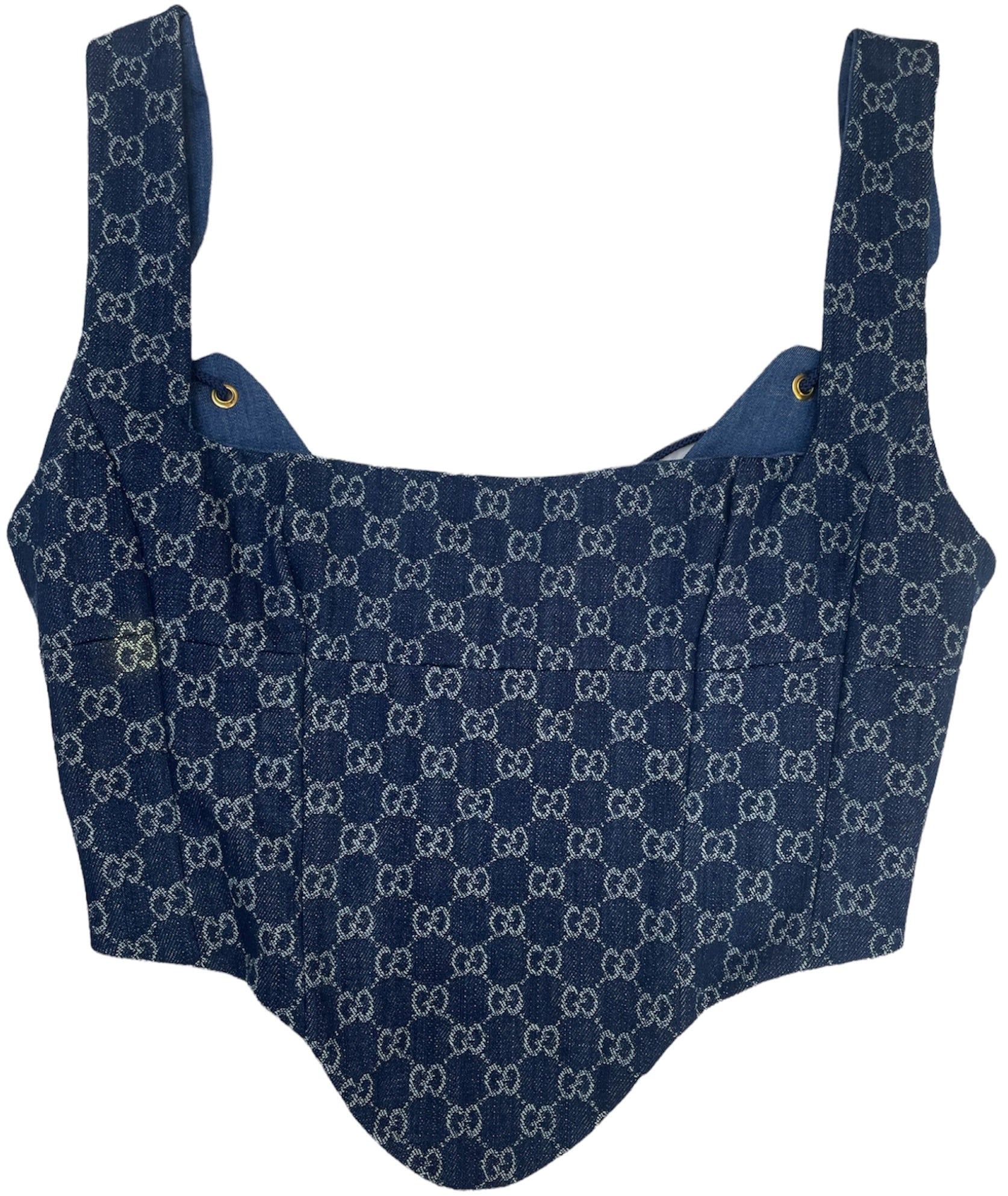CORSET TOP - DENIM
