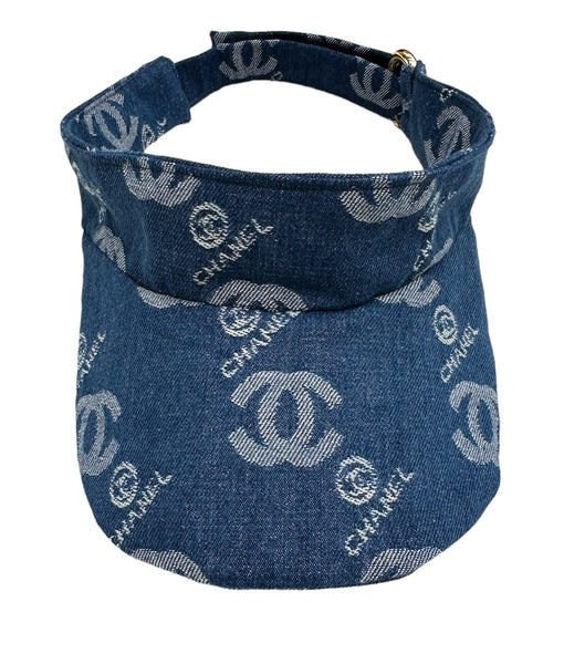 CC Denim Monogram Visor