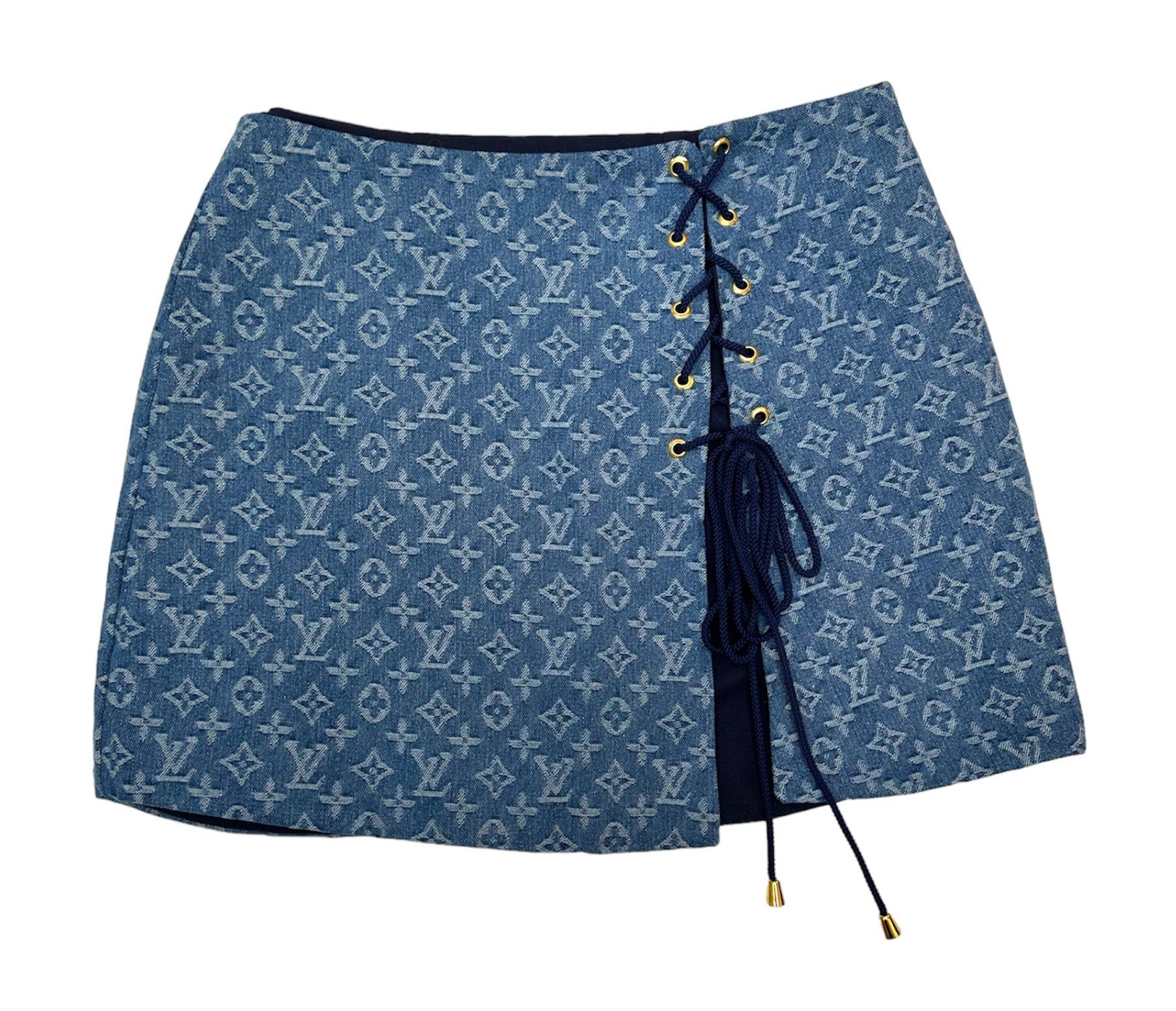 LV Denim Skirt