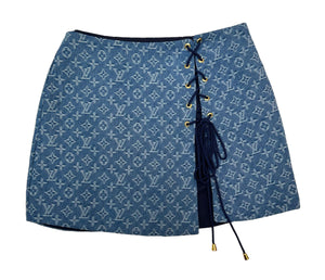LV Denim Skirt
