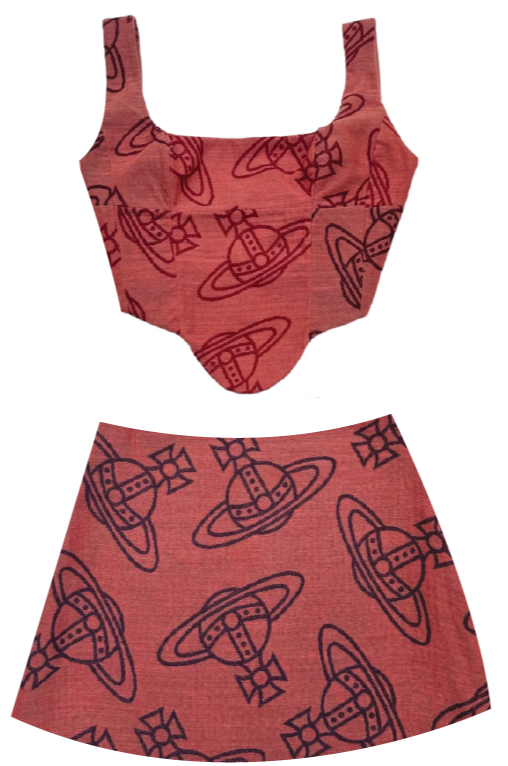 Upcylcled Vivienne Westwood Corset set