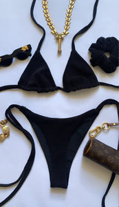 Black Towel Bikini
