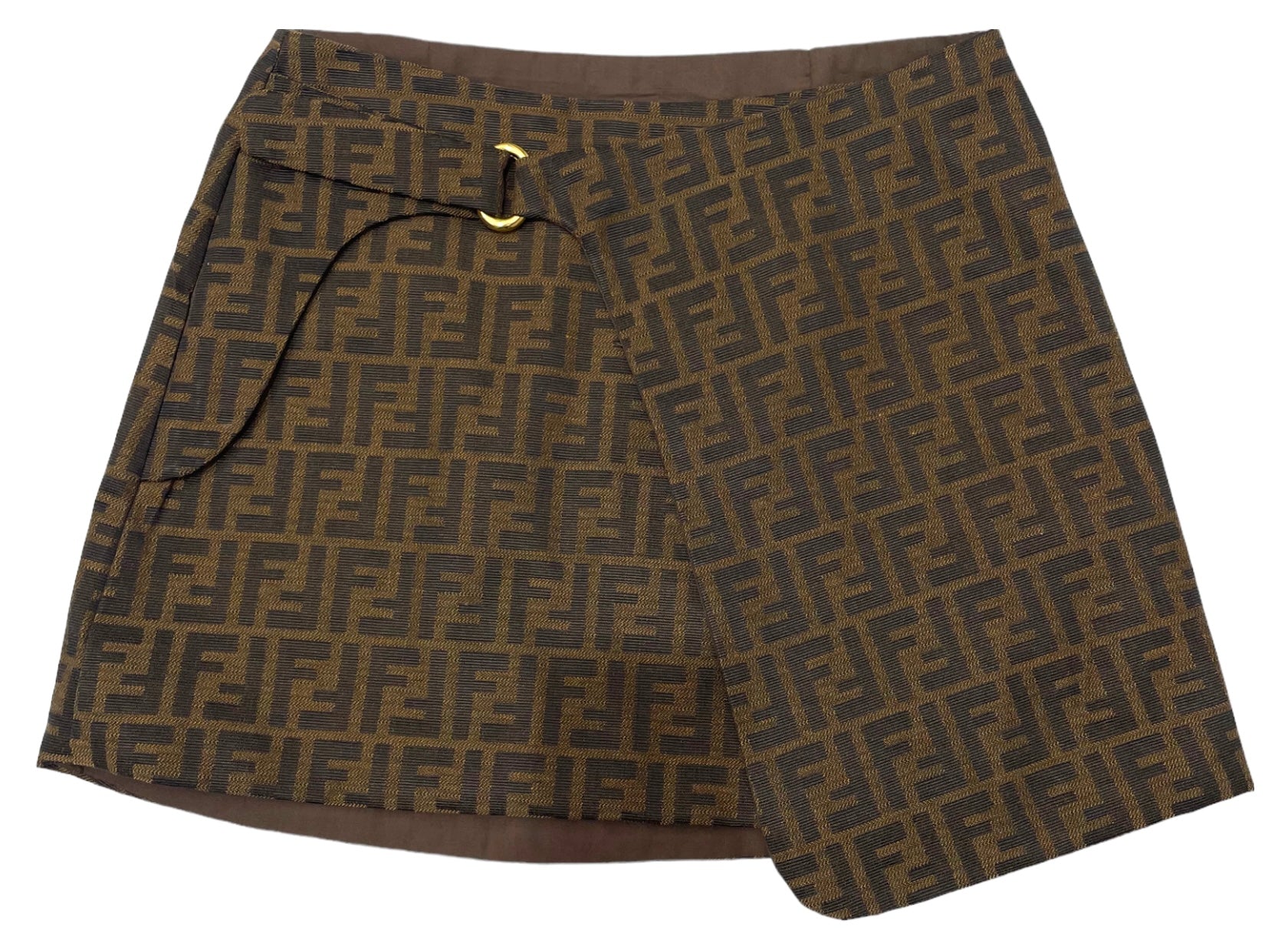 Mini Wrap Skirt - FF Monogram