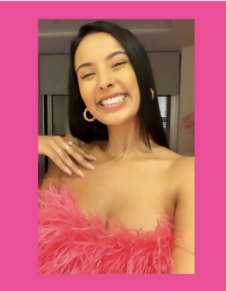 Feather Bandeau Top